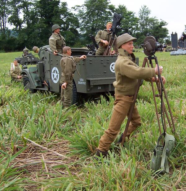 Patton's film crew captures
